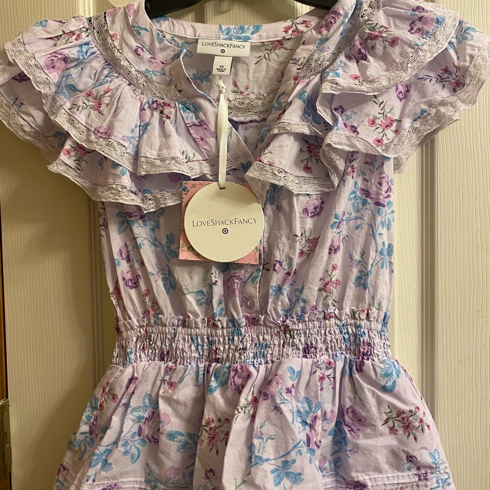 NWT LoveShackFancy Lou Dress